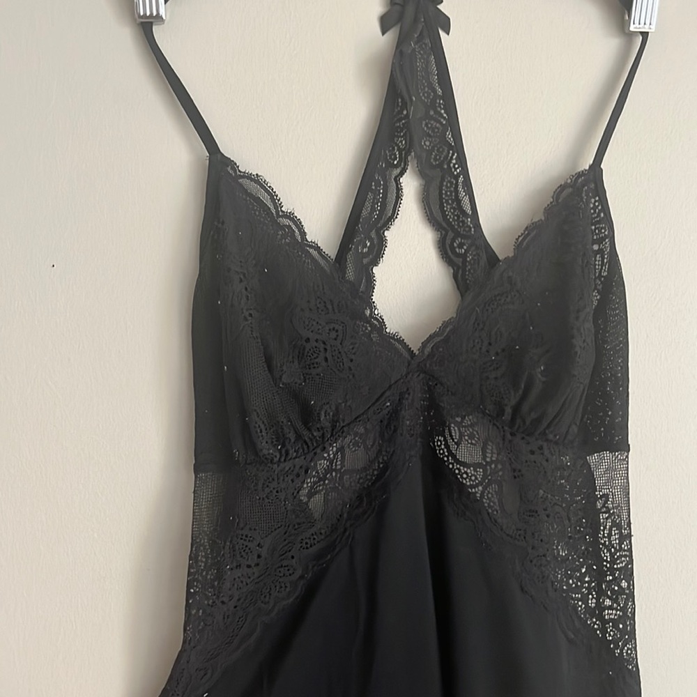 Black Lace Slip